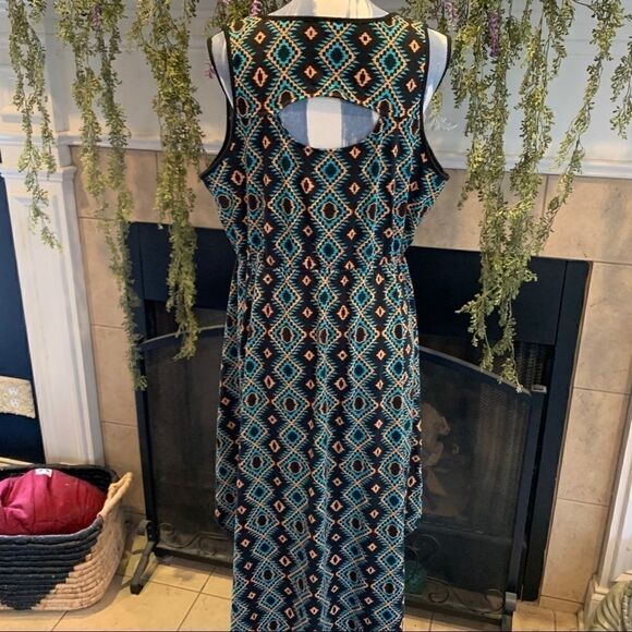 Xhilaration print sleeveless dress - Picture 4 of 7